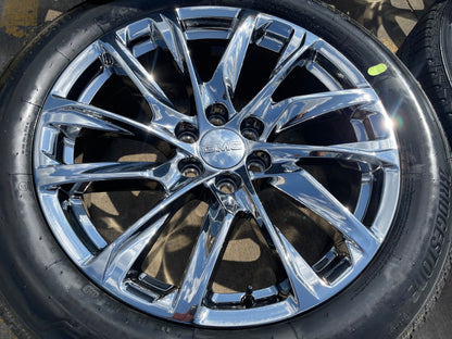 22" GMC Yukon Sierra Escalade OEM 95027 4875 wheels rims CHROME 2025 2026 NEW