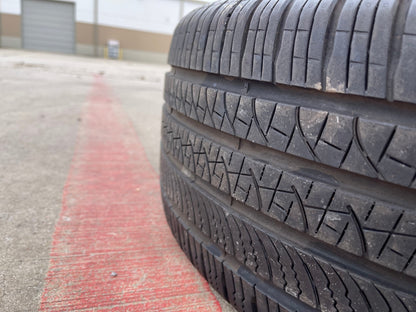 (1) 275/45/21 Pirelli P Zero A/S tire 110W M+S