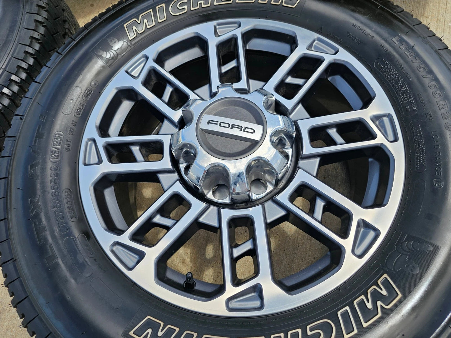 20" Ford F-250 F-350 OEM LIMITED wheels rims 10302 10483 2025 2026 NEW MICHELIN