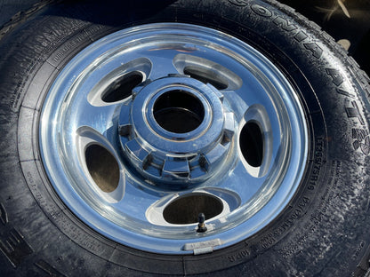16" Ford F-250 F-350 Excursion OEM 3408 polished wheels rims tires