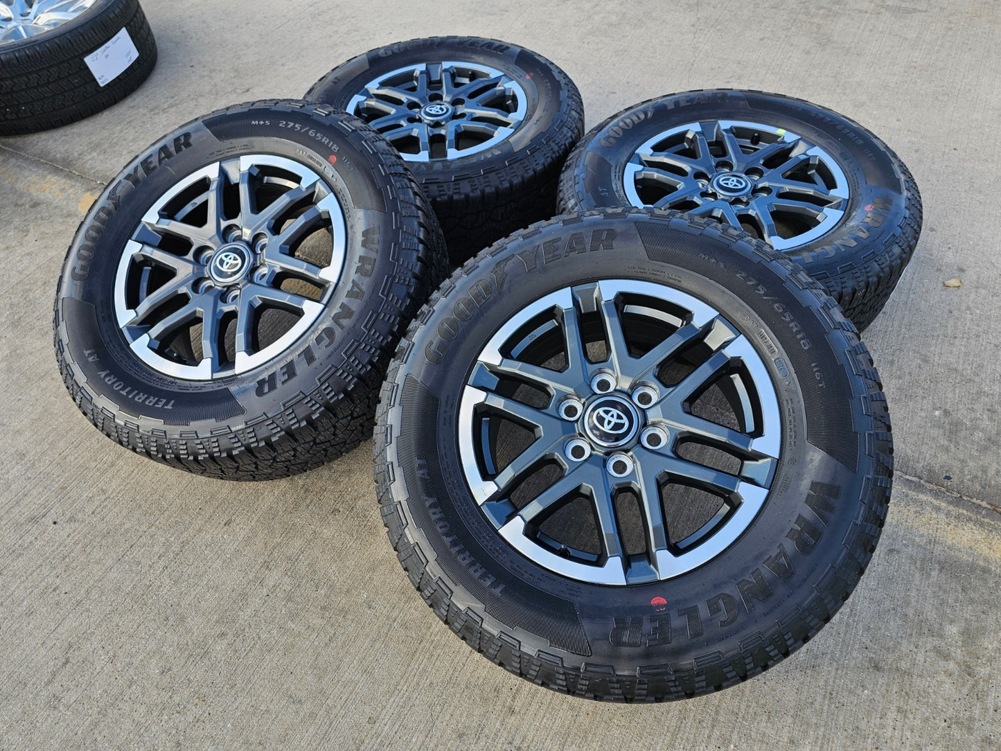 18" Toyota Tacoma 4Runner TRD OEM 10641 wheels rims 2024 2025 2026 NEW GOODYEAR