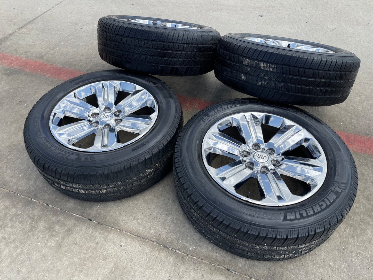 20" Ford F-150 Expedition OEM Lariat rims wheels 10171 SET tires CHROME