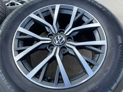 17" VW Tiguan OEM 70037 wheels rims tires 2020 2021 2022 2023 2024 2025 2026