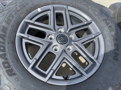 17" Jeep Wrangler Rubicon OEM wheels rims 9324 Gladiator 2025 2026 SET NEXEN NEW