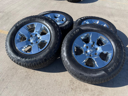 18" Ram 1500 OEM CHROME 2669 wheels rims 2021 2022 2023 2024 2025 2026 GOODYEAR