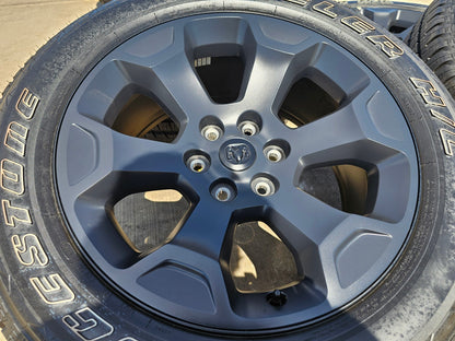 20" Dodge Ram 1500 OEM Laramie Black 2462 2680 wheels rims 2026 2027 SET NEW