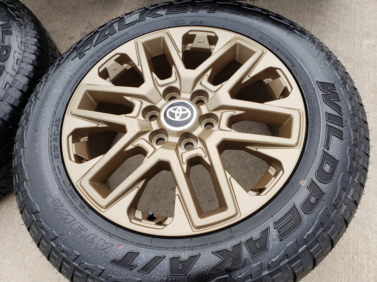 20" Toyota Tundra TRD OEM wheels rims BRONZE TSS 95295 Sequoia 2024 2025 NEW