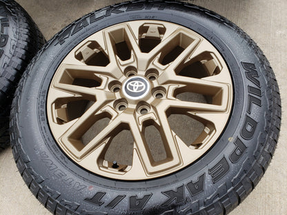 20" Toyota Tundra TRD OEM wheels rims BRONZE TSS 95295 Sequoia 2024 2025 NEW