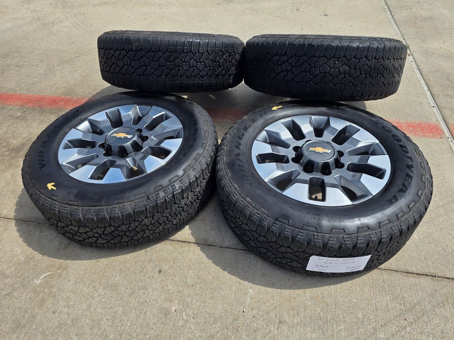 20" Chevy Silverado GMC Sierra 2500 3500 OEM 5960 5947 wheels rims DISCOUNTED