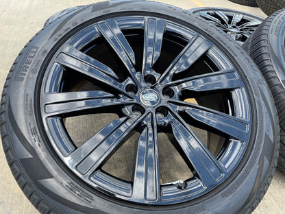 22" Land Rover Range DEFENDER OEM M8E2-1007-HB wheels rims SET PIRELLI