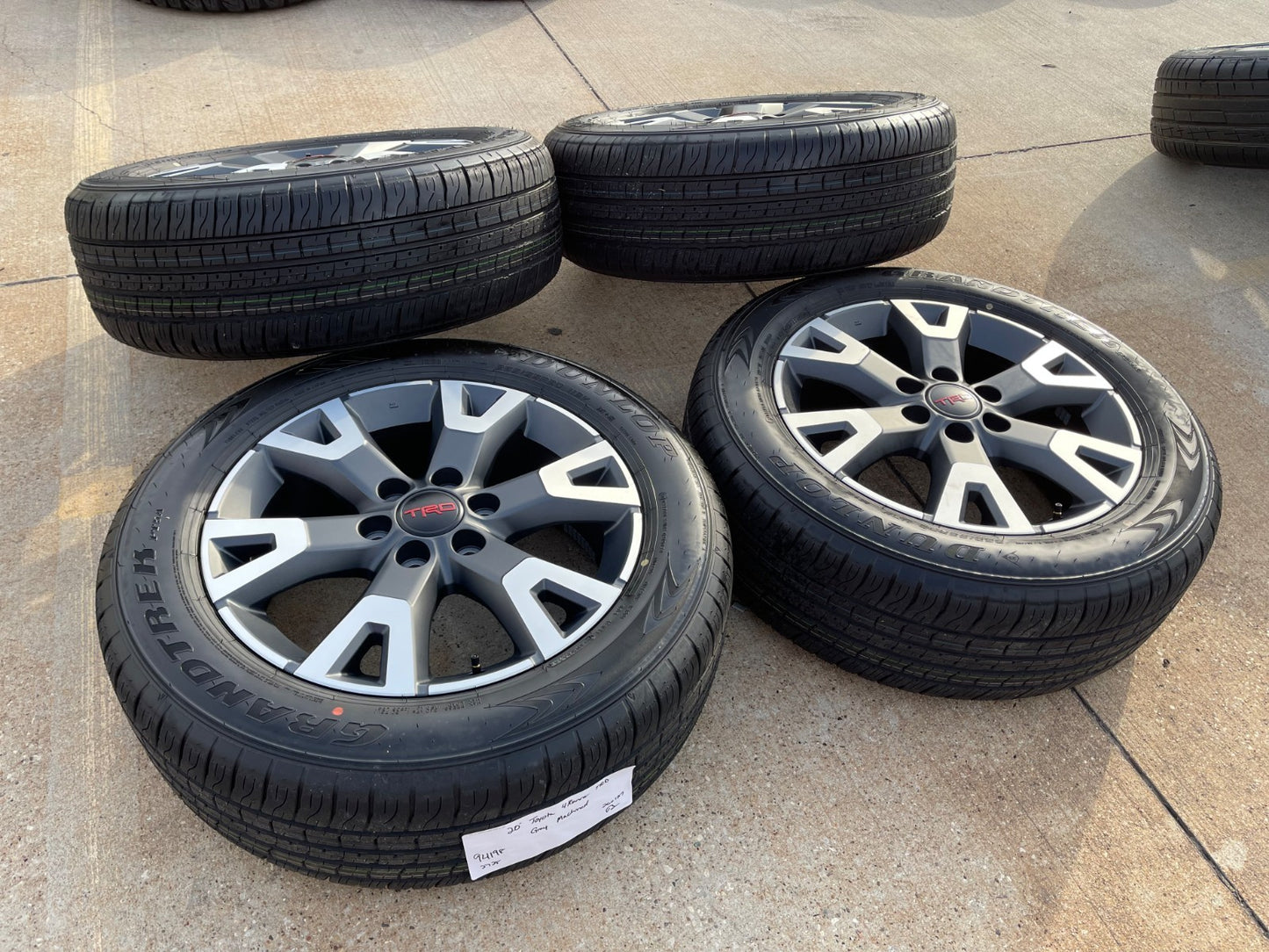 20" Toyota 4Runner TRD OEM 94198 wheels rims Tundra Sequoia 2025 2026 NEW