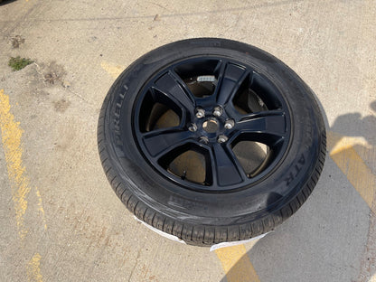20" Dodge Ram 1500 OEM LIMITED Black 2676 2723 wheel rim PIRELLI A/TR single