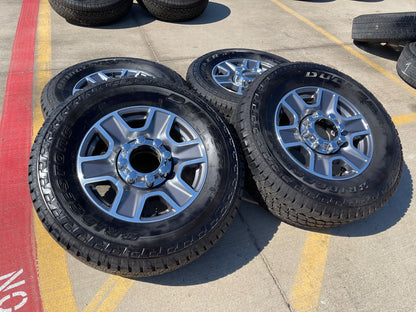 18" Ford F-250 F-350 Lariat FX-4 OEM wheels 10480 10298 BRIDGESTONE A/T SET NICE