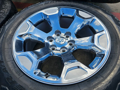 20" Dodge Ram 1500 OEM Laramie CHROME 2680 wheels rims 2021 2022 2023 2024 2025