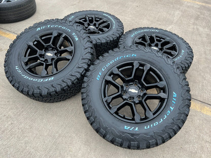 18" Chevy Silverado Tahoe ZR2 TRAIL BOSS OEM 95416 wheels rims 2024 2025 NEW