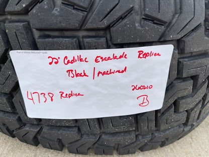 22" Cadillac Escalade Platinum OEM 4738 wheels rims tires 35"