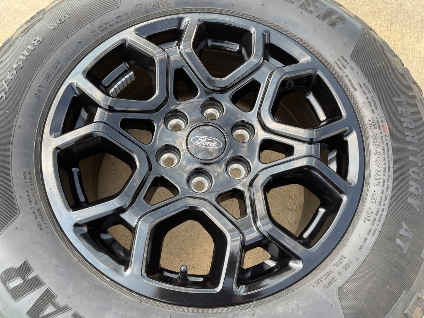 (1) 18" Ford F-150 OEM rim wheel 95049 10340 Expedition 2025 2026 2027 GOODYEAR