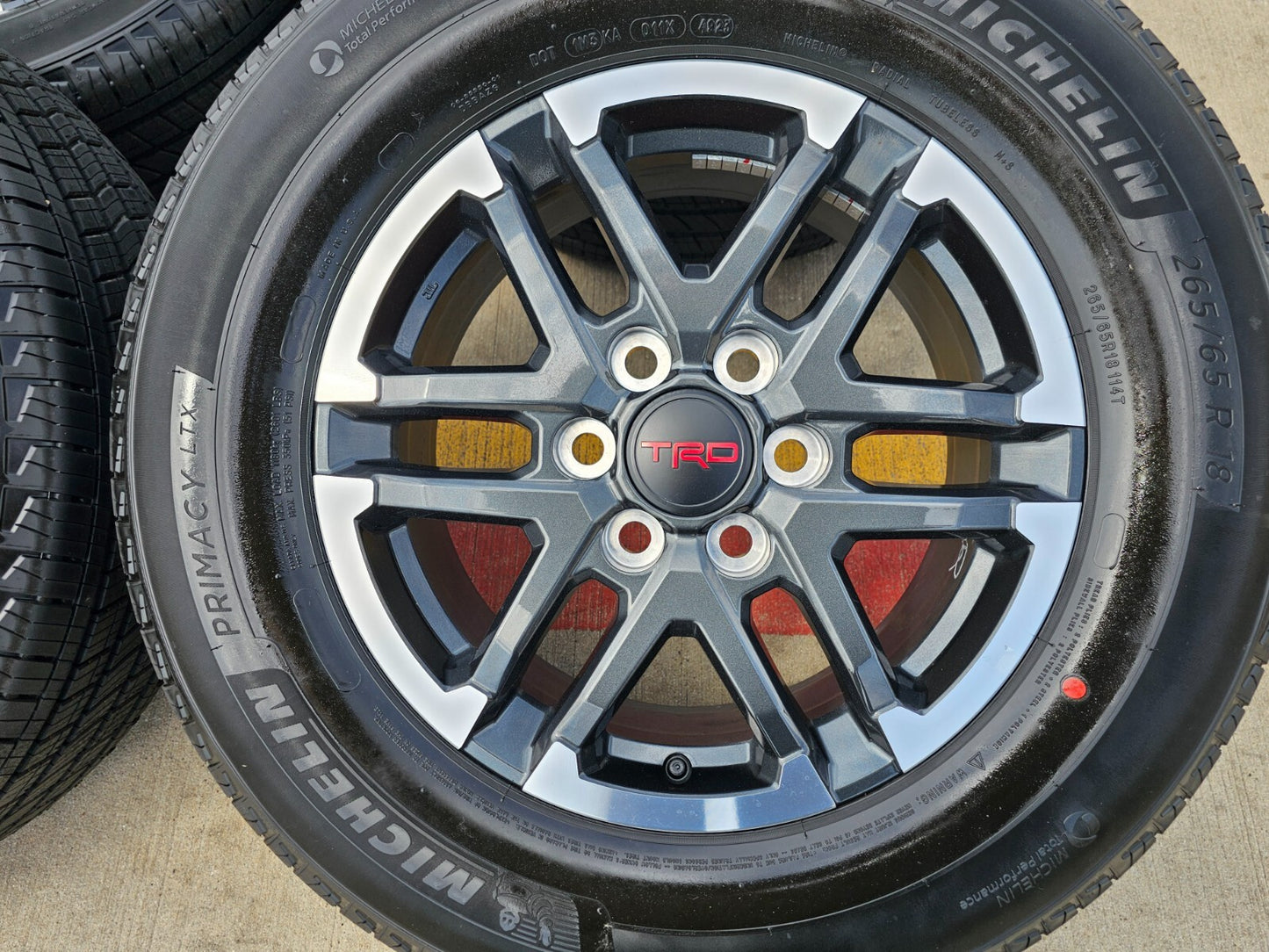 18" Toyota Tacoma TRD OEM black wheels rims tires 2024 2025 NEW
