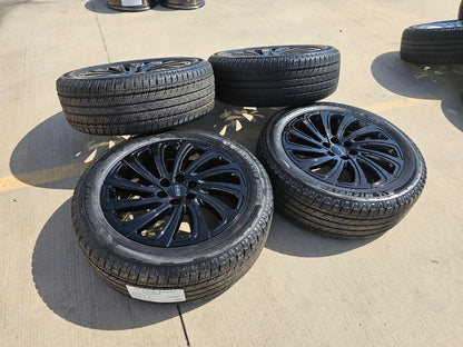 22" Lincoln Navigator OEM 10666 rims wheels BLACK LABEL SET MICHELIN NEW