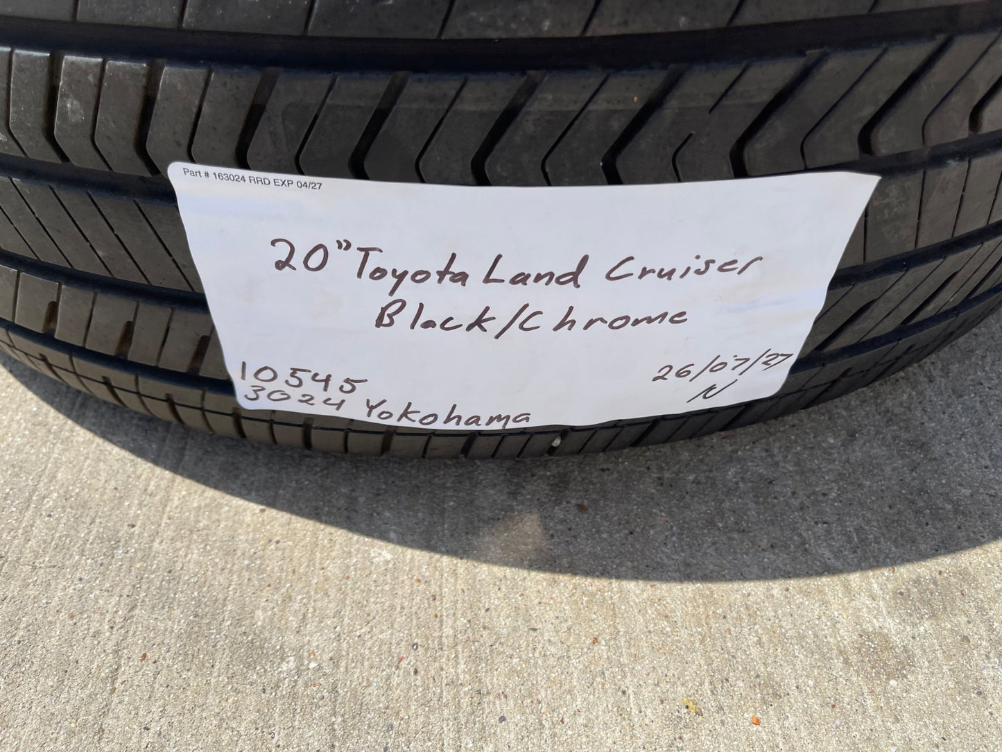 20" Toyota Land Cruiser Tundra OEM wheels rims 10545 Lexus GX550 LX600 SET