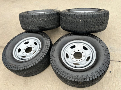 17" Ford F-250 F-350 OEM 3828 wheels rims tires A/T 33"