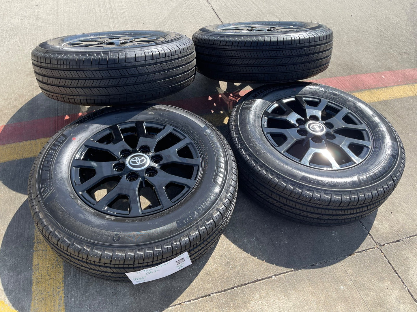 17" Toyota Tacoma 4Runner TRD OEM 10637 94254 wheels rims 2025 2026 NEW MICHELIN