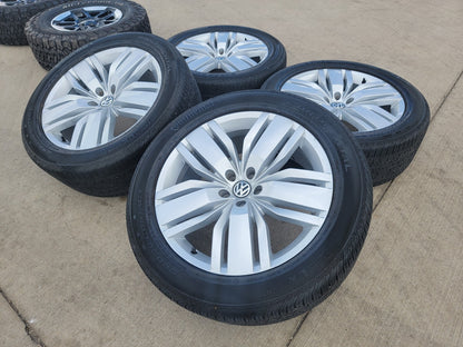 20" VW Atlas OEM wheels rims tires gray 70029 Audi Q7 Q8 2020 2021 2022 2023