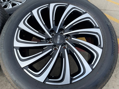 22" Lincoln Navigator OEM 10666 rims wheels BLACK LABEL 2025 2026 BRIDGESTONE