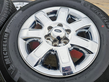 18" Ford F-150 OEM rims wheels 3915 CHROME Expedition MICHELIN NEW
