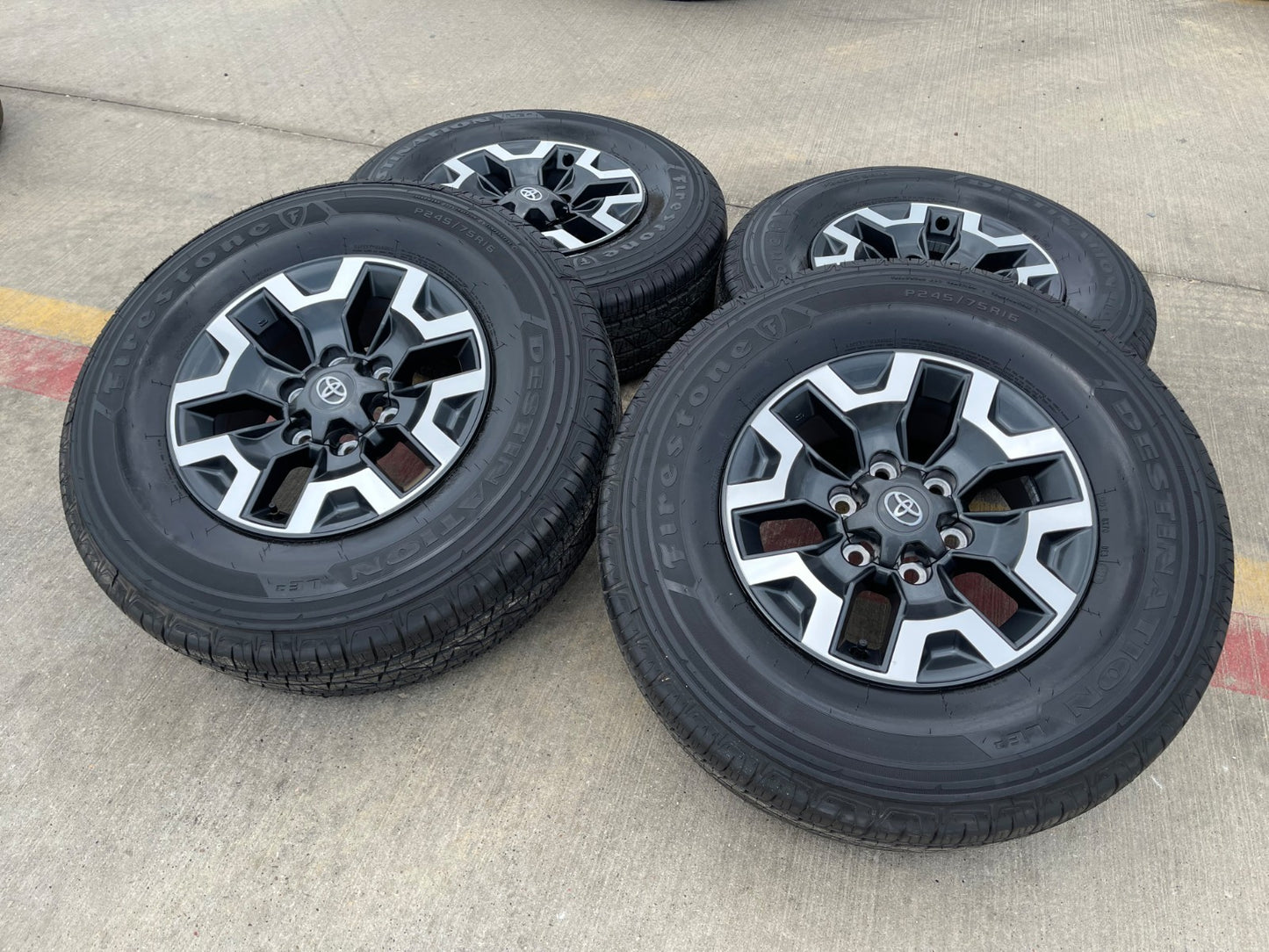 16" Toyota Tacoma TRD wheels rims SET 75189 OEM 4Runner FJ FIRESTONE