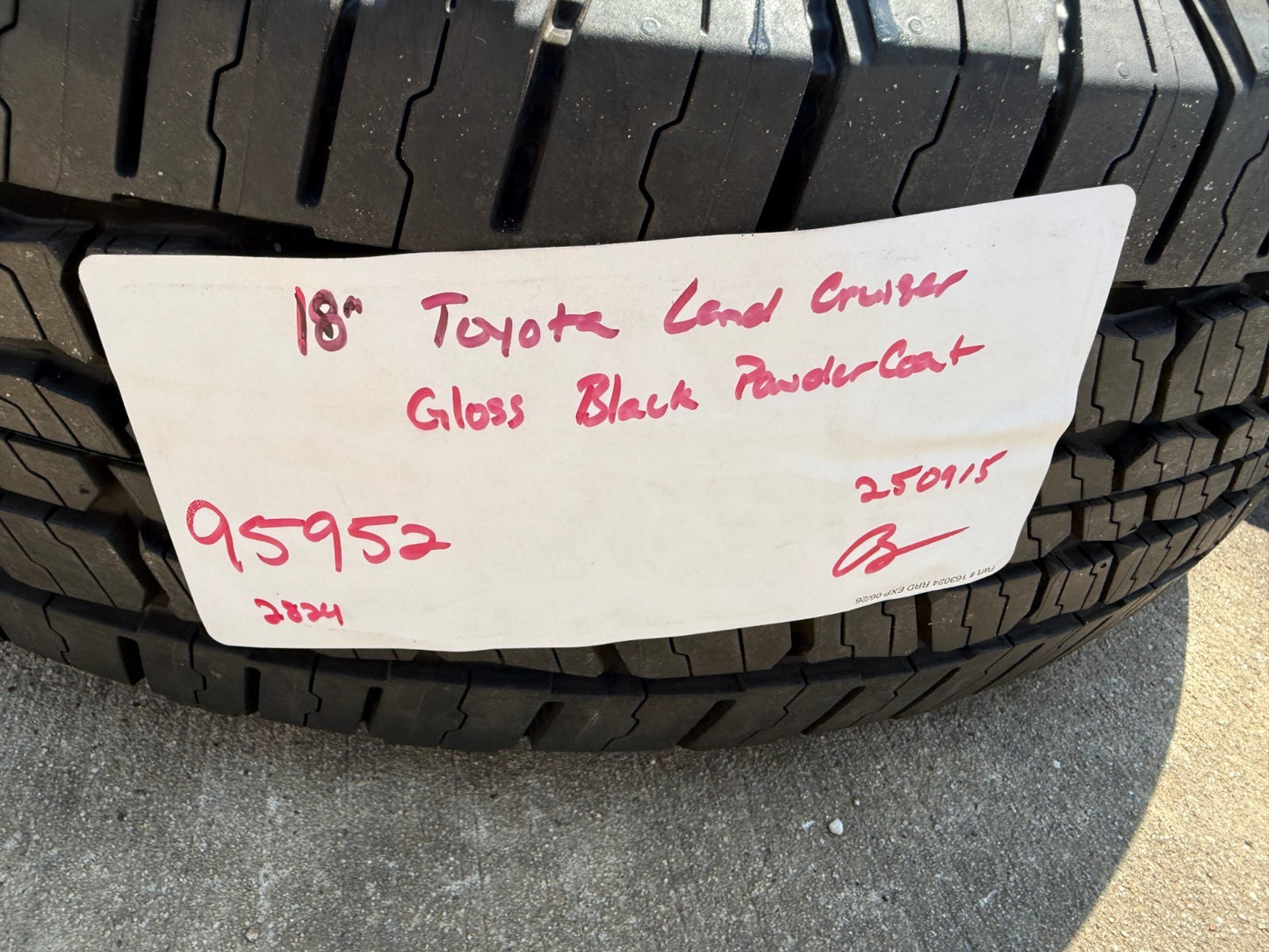 18" Toyota Land Cruiser OEM wheels rims 95952 Tundra Sequoia 2024 2025 2026 NEW