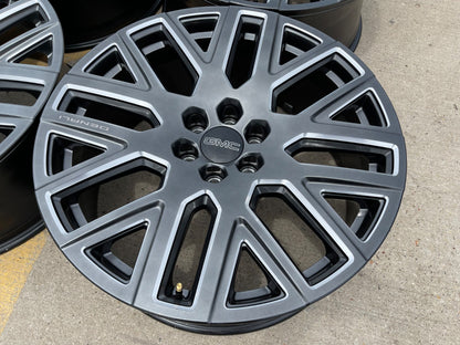 24" GMC Yukon Sierra DENALI OEM wheels rims 2023 2024 2025 2026 2027 NEW