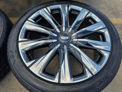 24" Cadillac Escalade PLATINUM OEM wheels rims V 2023 2024 2025 2026 2027 NEW