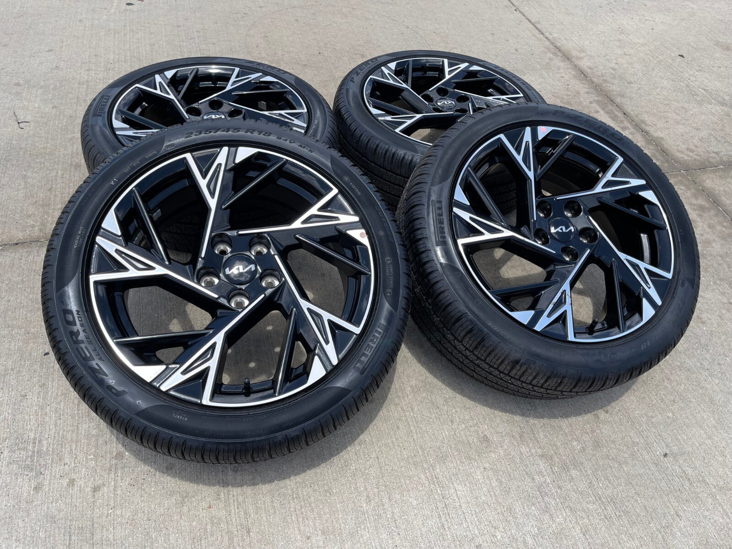 18" Kia K4 K5 OEM wheels rims tires Sonata Stinger Forte Optima 2024 2025 NEW