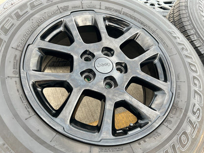 18" Jeep Gladiator Overland OEM black wheels rims Wrangler 9241 tires