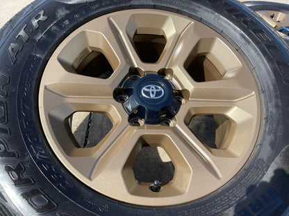 17" 4Runner Toyota Tacoma OEM wheels rims 75153 FJ BRONZE SET PIRELLI A/T NEW