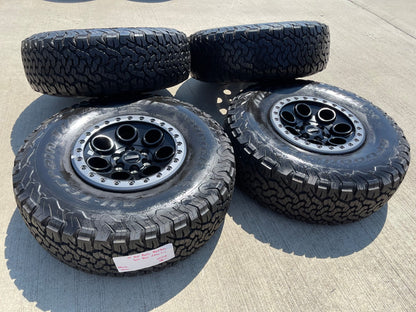 17" Ford F-150 Raptor OEM BEADLOCK 10612 rims wheels BFG KO2 37" SET NEW