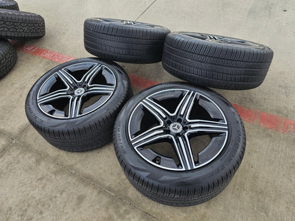 21" Mercedes GLE AMG OEM black wheels rims 85940 85941 tires 2024 2025 2026