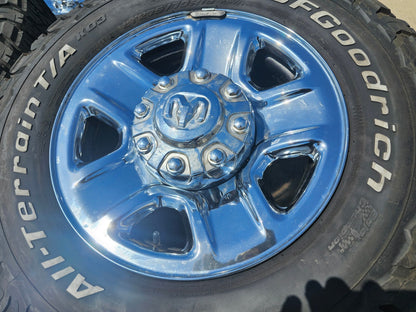 18" Dodge Ram 2500 3500 STEEL chrome OEM 2473 wheels rims tires BFG