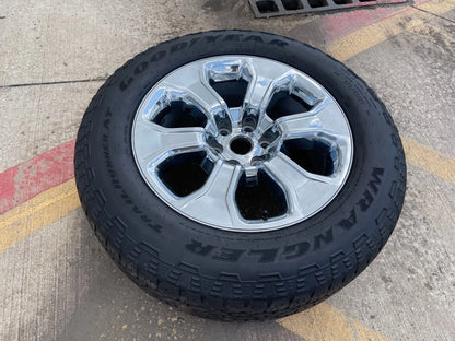 20" Dodge Ram 1500 OEM Laramie CHROME 2679 wheel rim tire 2022 2023 2024 2025