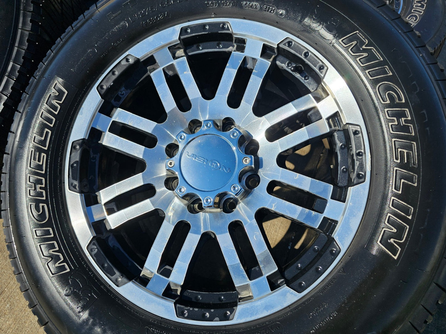 20" 20x9 VISION 375 Warrior Chevy Dodge Ram 2500 3500 wheels rims 8x165 8x6.5