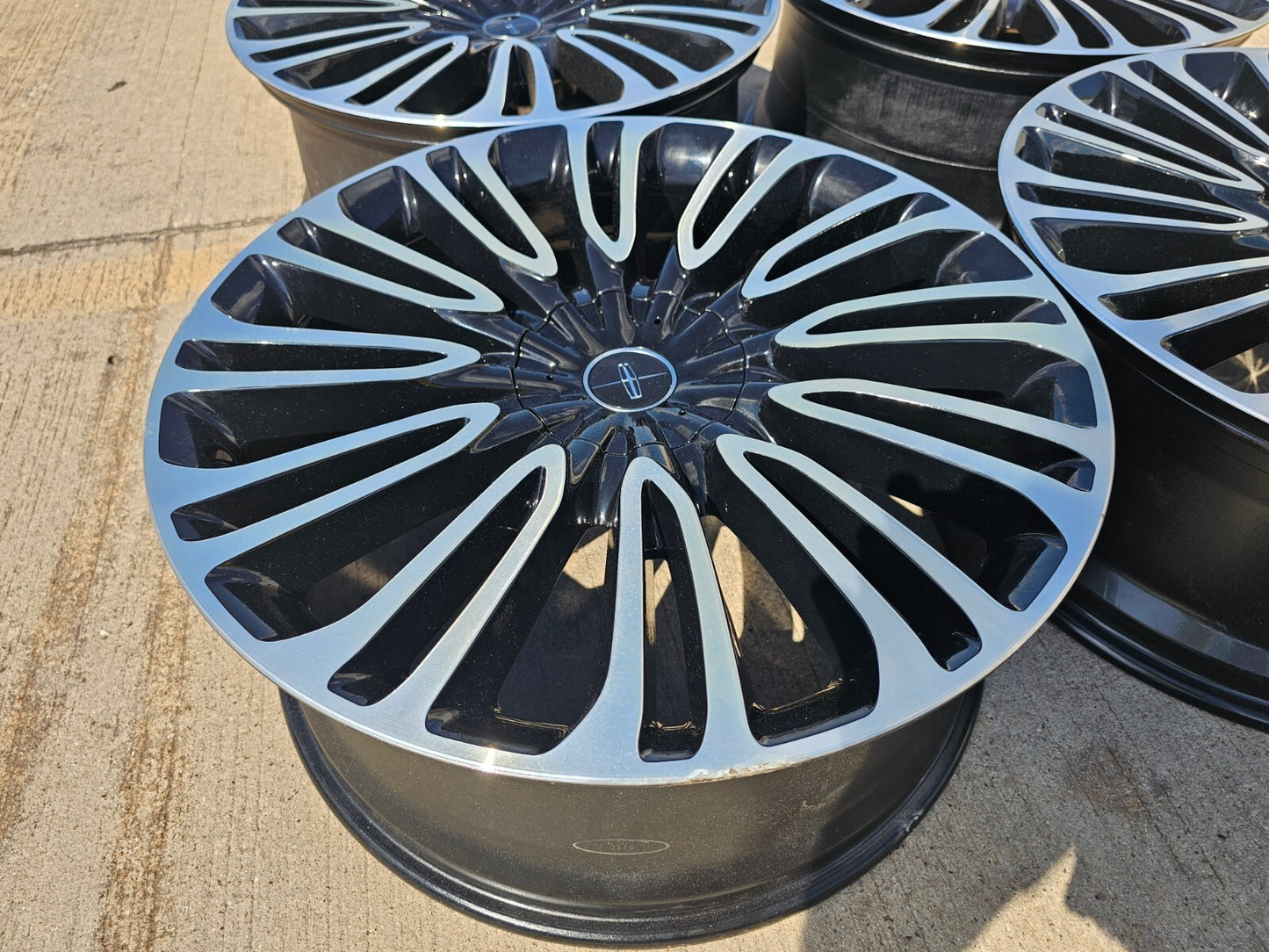 22" Lincoln Aviator Black Label OEM rims wheels 10242 Explorer 2023 2024 2025