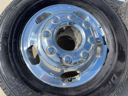 17" Ford F-350 Dually OEM 10477 10478 rims wheels SET tires COOPER