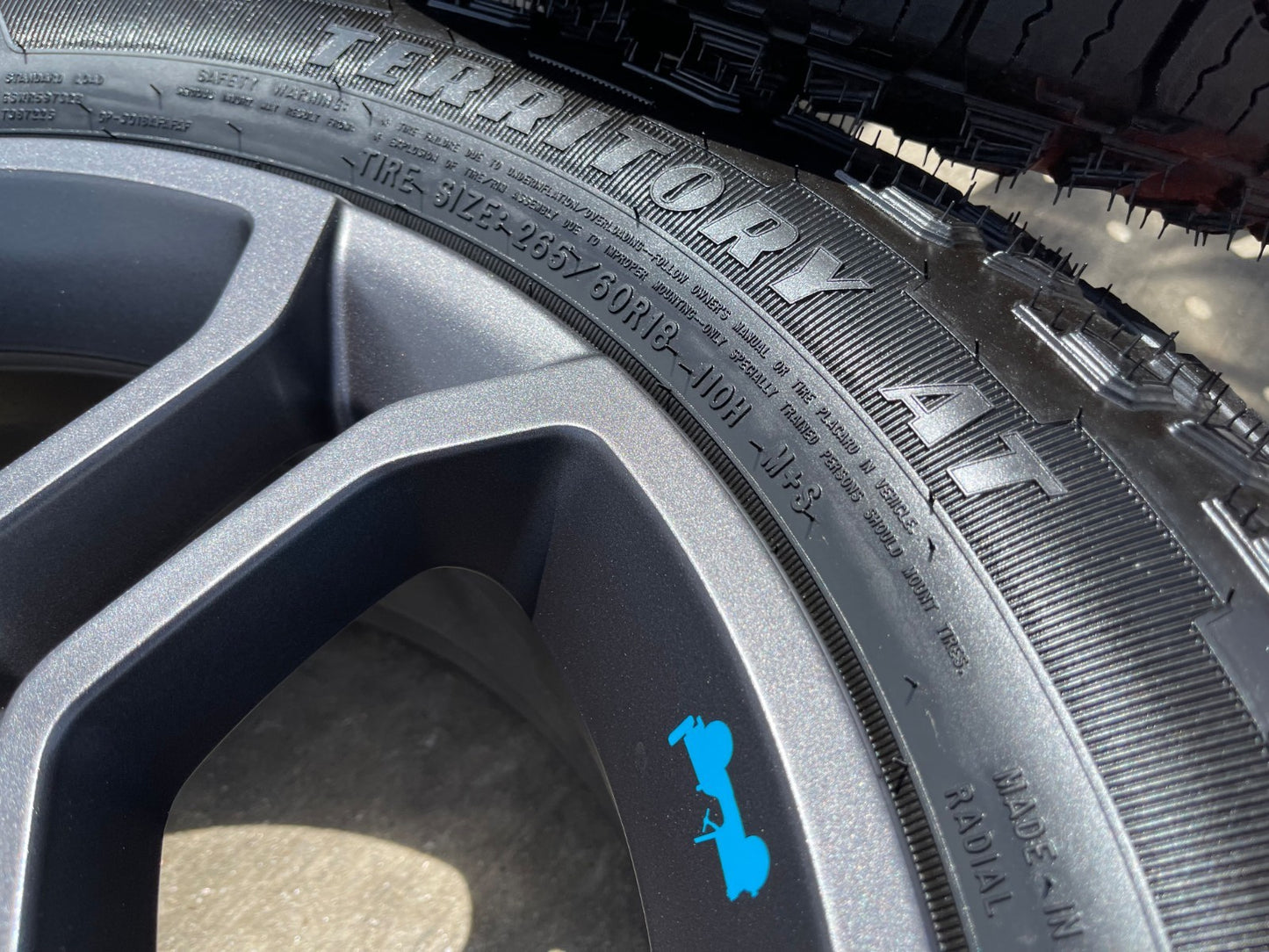18" Jeep Grand Cherokee TRAILHAWK L OEM wheels rims 9309 BLUE Durango SET NEW