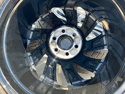 22" Lincoln Navigator OEM rims wheels 10497 Black Label tires NEW