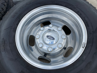 17" Ford F-350 Dually OEM 14077 14078 rims wheels 2023 2024 2025 GOODYEAR