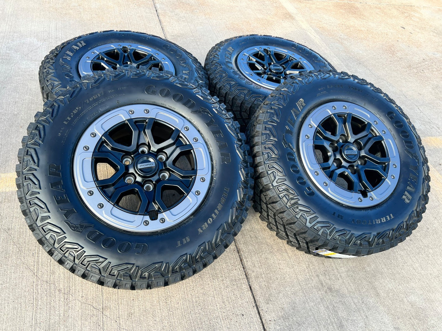 17" Ford Ranger Raptor Beadlock wheels rims Bronco 2024 2025 2026 2027 NEW