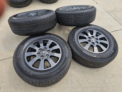 18" Toyota Land Cruiser OEM TRD wheels rims 95952 Tundra Sequoia MICHELIN NEW
