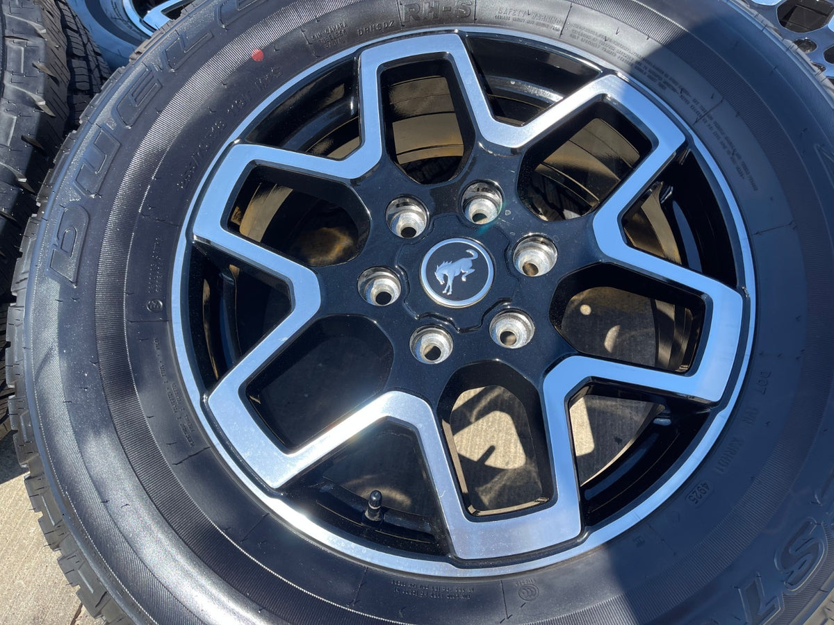 18" Ford Bronco wheels rims black 95213 Ranger SET 2024 2025 2026 2027 NEW