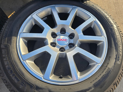 20" GMC Sierra Yukon DENALI OEM wheels rims 5699 5644 MICHELIN DEFENDER LTX M/S2